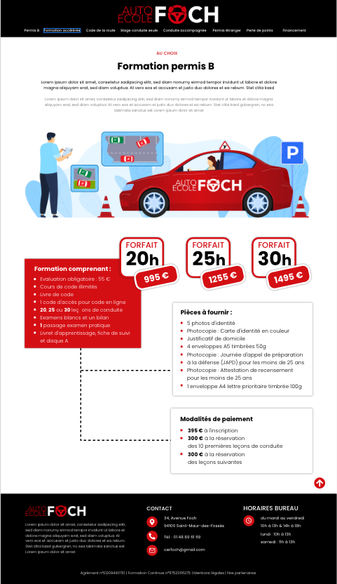 site auto ecole Foch 02